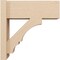Ekena Millwork 8-in W x 20-in D x 20-in H Balboa Block Rough Cedar Woodgrain TimberThane Outlooker, Primed Tan OUTUR080X20X20BOA44RCPR - alternate 5